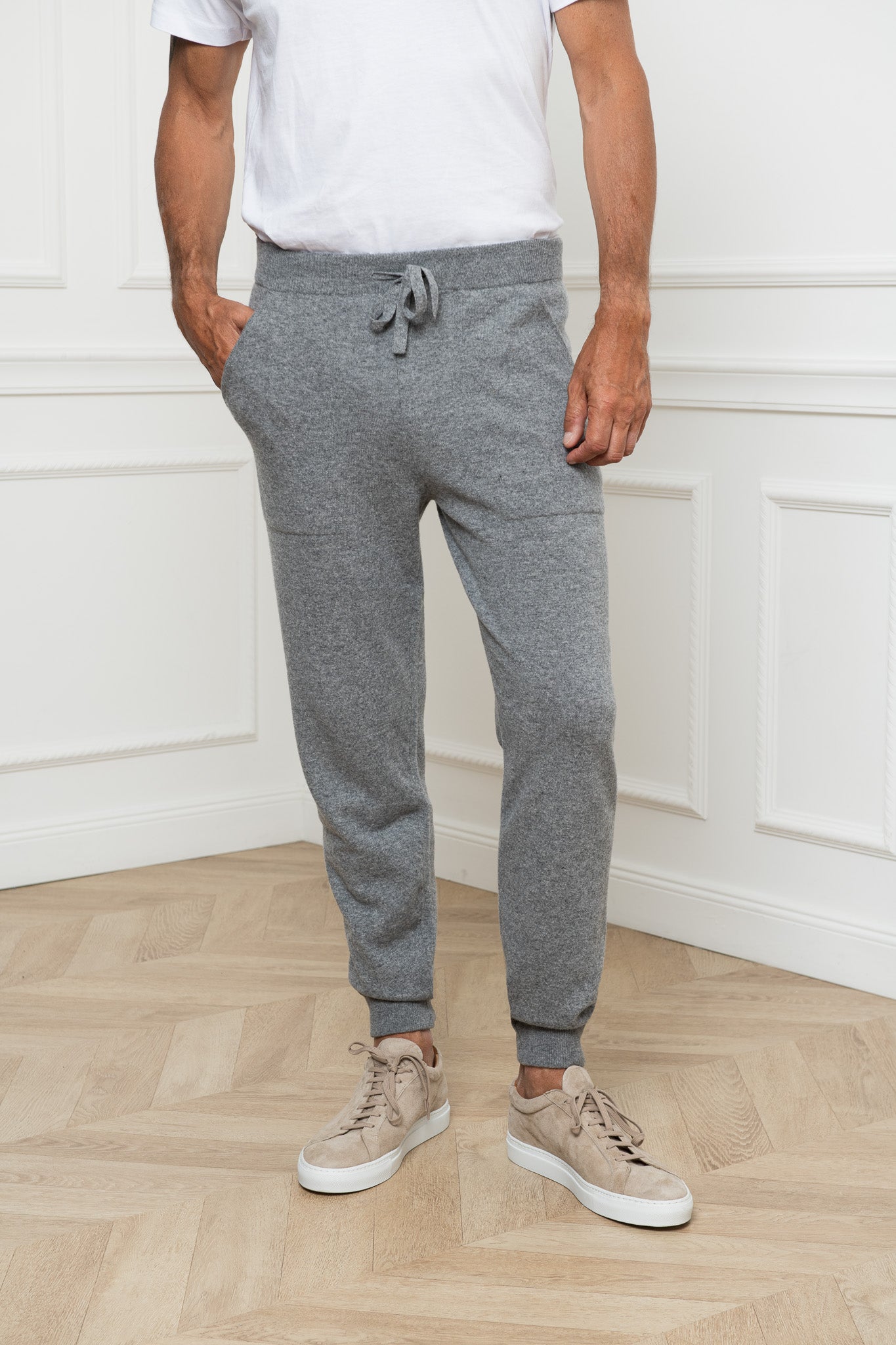 Pantalon de jogging loisirs gris - Made in Italy