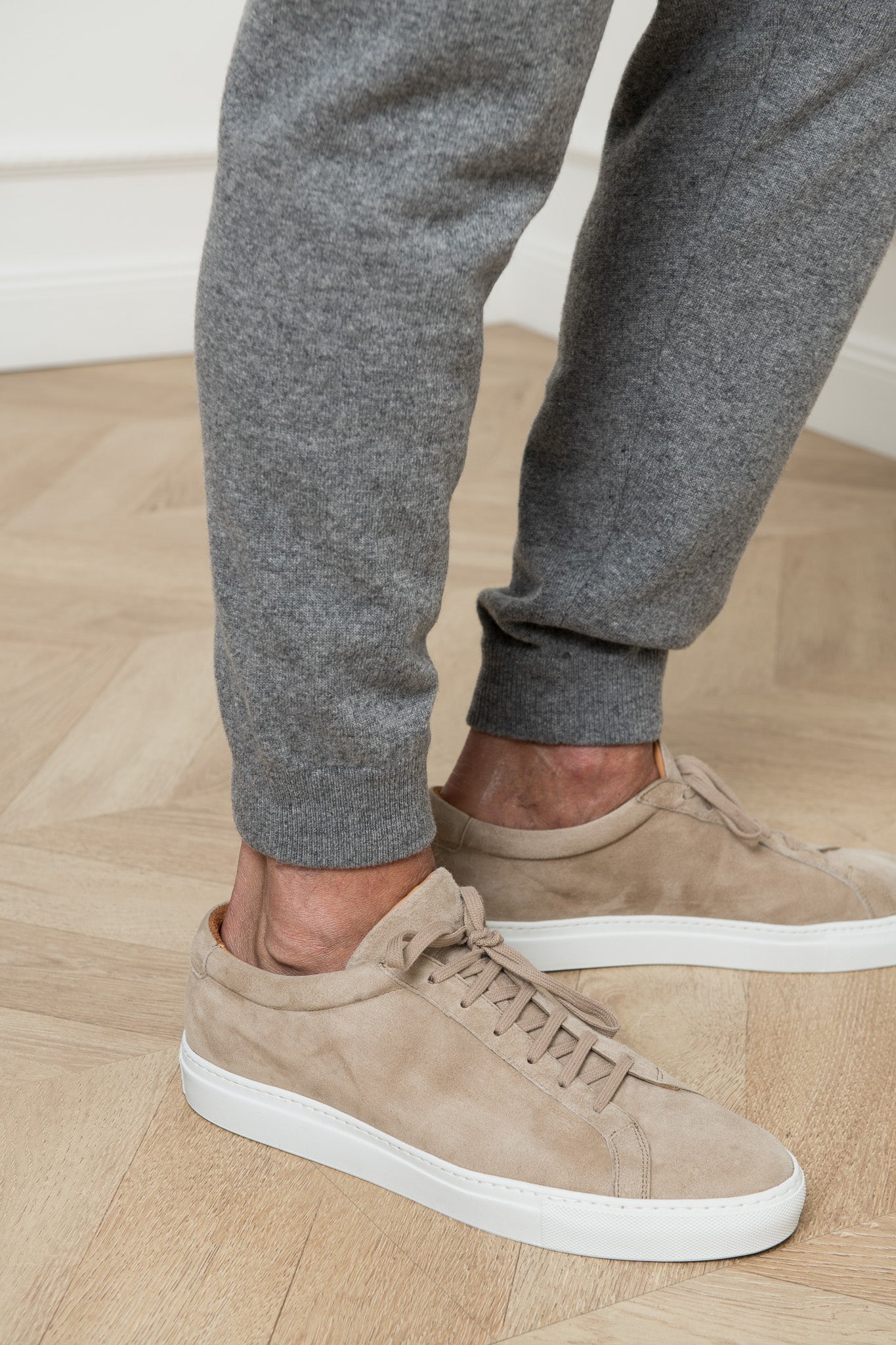 Grey Leisure Joggers - Made in Italy