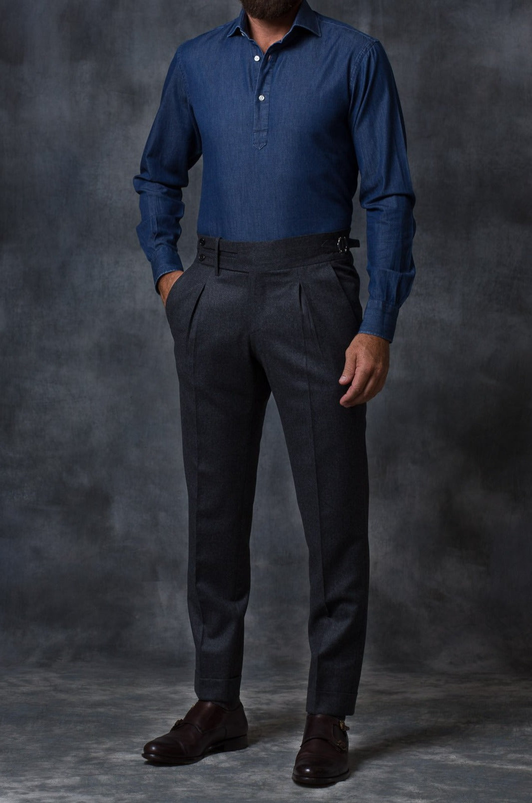 Kent Flannel Suit Pants by Jack London Online  THE ICONIC  New Zealand