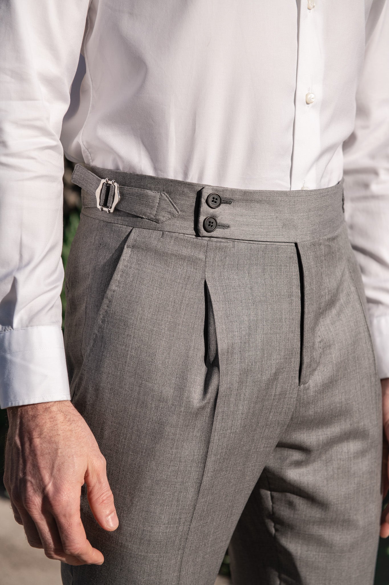 Grey Trousers "Soragna Capsule Collection" - Made in Italy