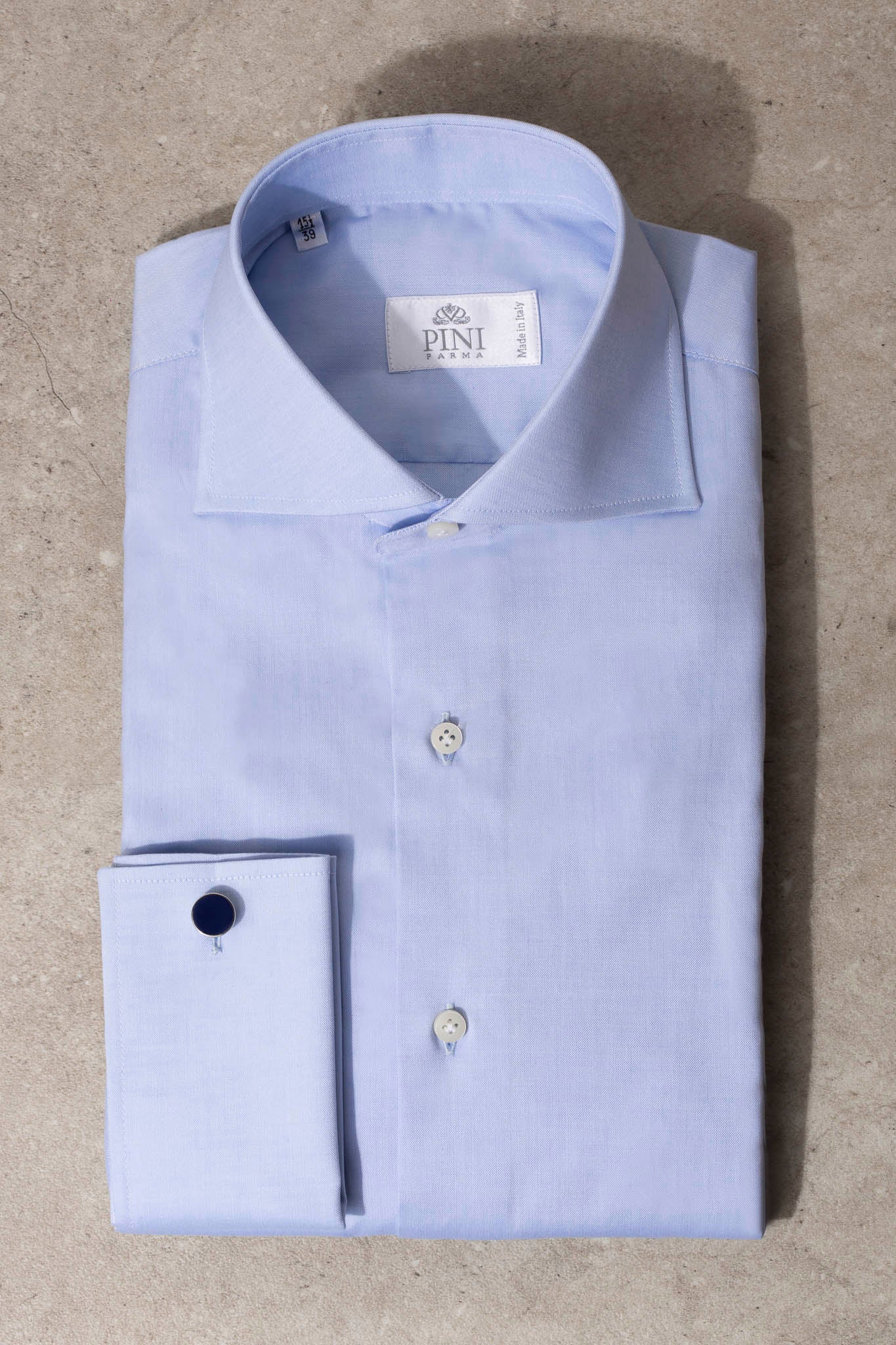 Antarctica Lang pil Light blue Shirt with double cuff - Made In Italy - Pini Parma