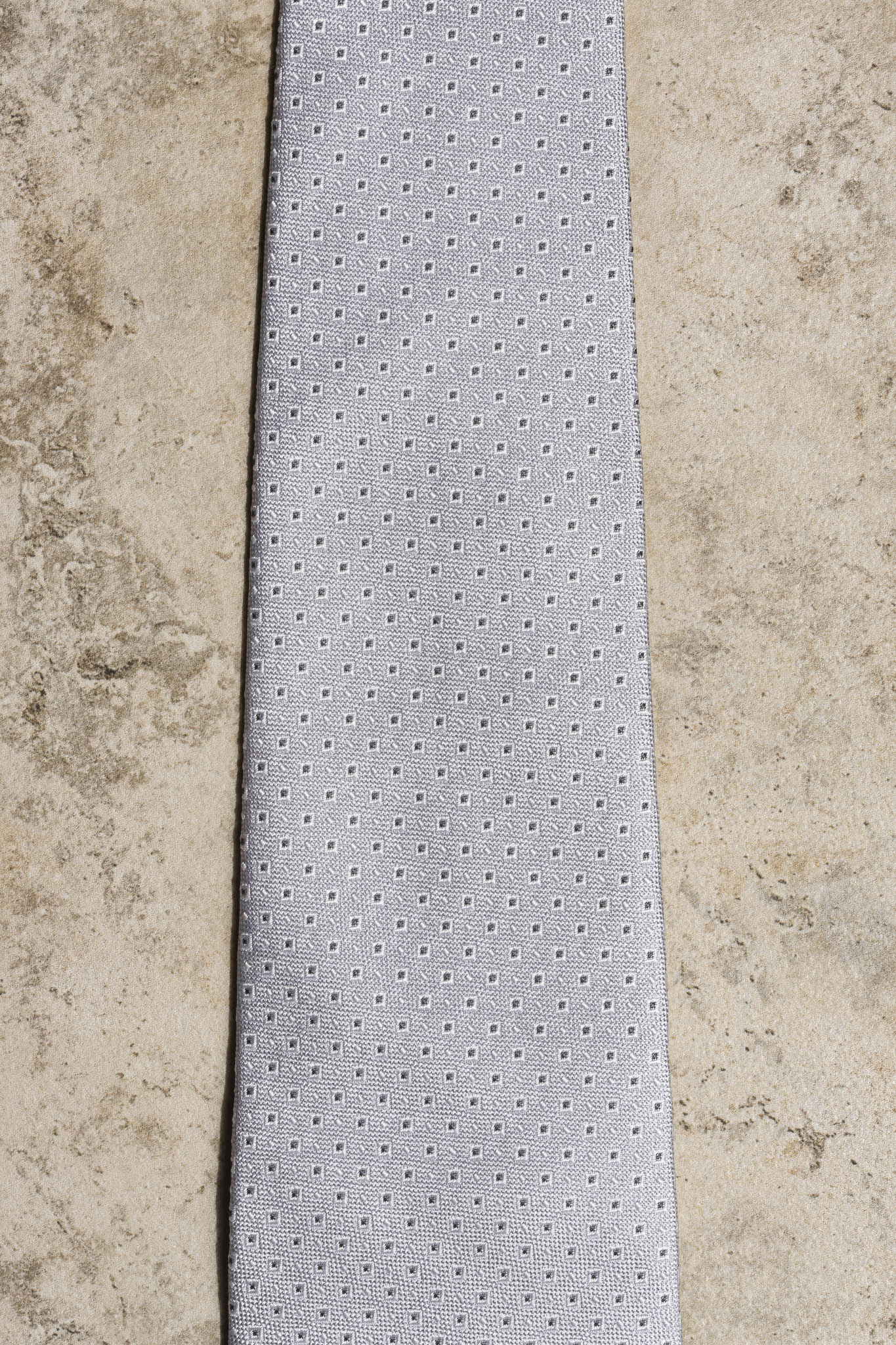Light grey "Classico" Tie - Hand Made In Italy