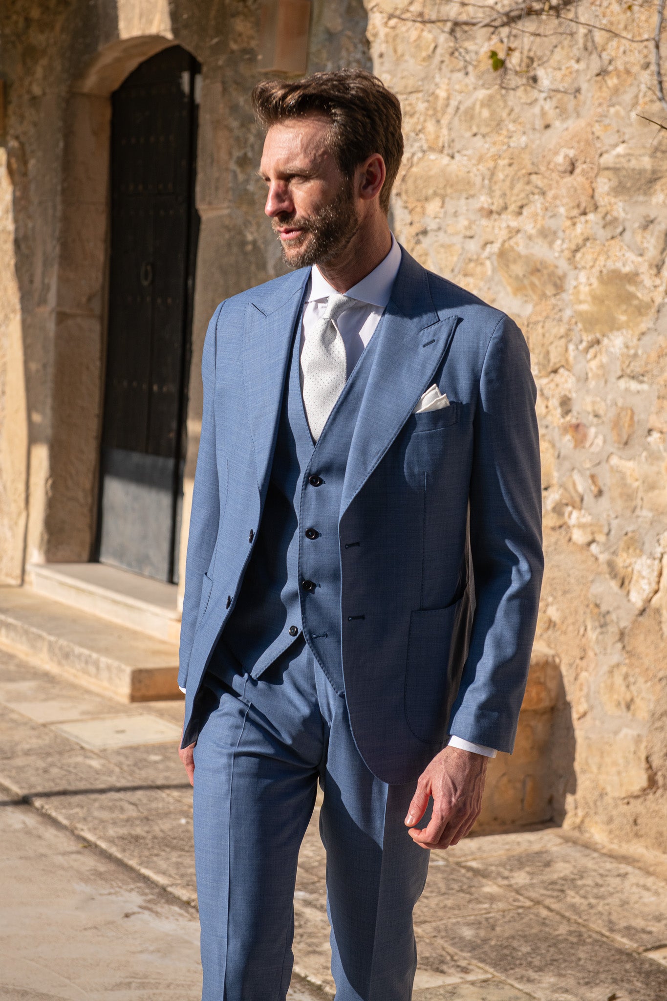 Diverse nåde Foran dig Light blue suit "Made to Order" - Made in Italy - Pini Parma
