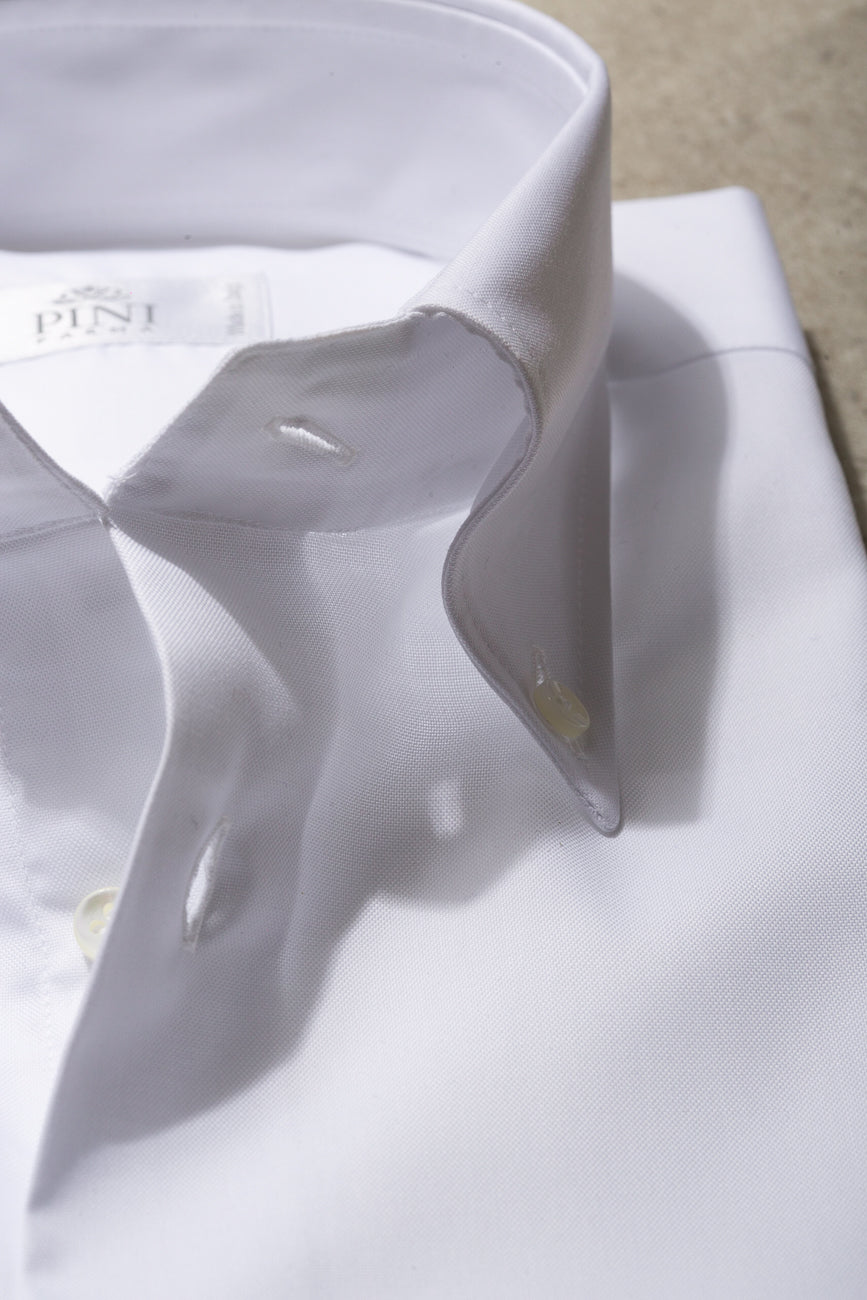 hemise blanche, white shirt, chemise sartoriale blanche, sartorial white shirtwhite shirt for men, classic white shirt, white shirt, italian white shirt, made in italy white shirt, chemise blanche homme, chemise blanche coton homme, chemise blanche italienne homme, mother of pearl buttons shirt, mother of pearl buttons, zampa di gallina, white button-down shirt, button-down collar, classic shirt button-down collar