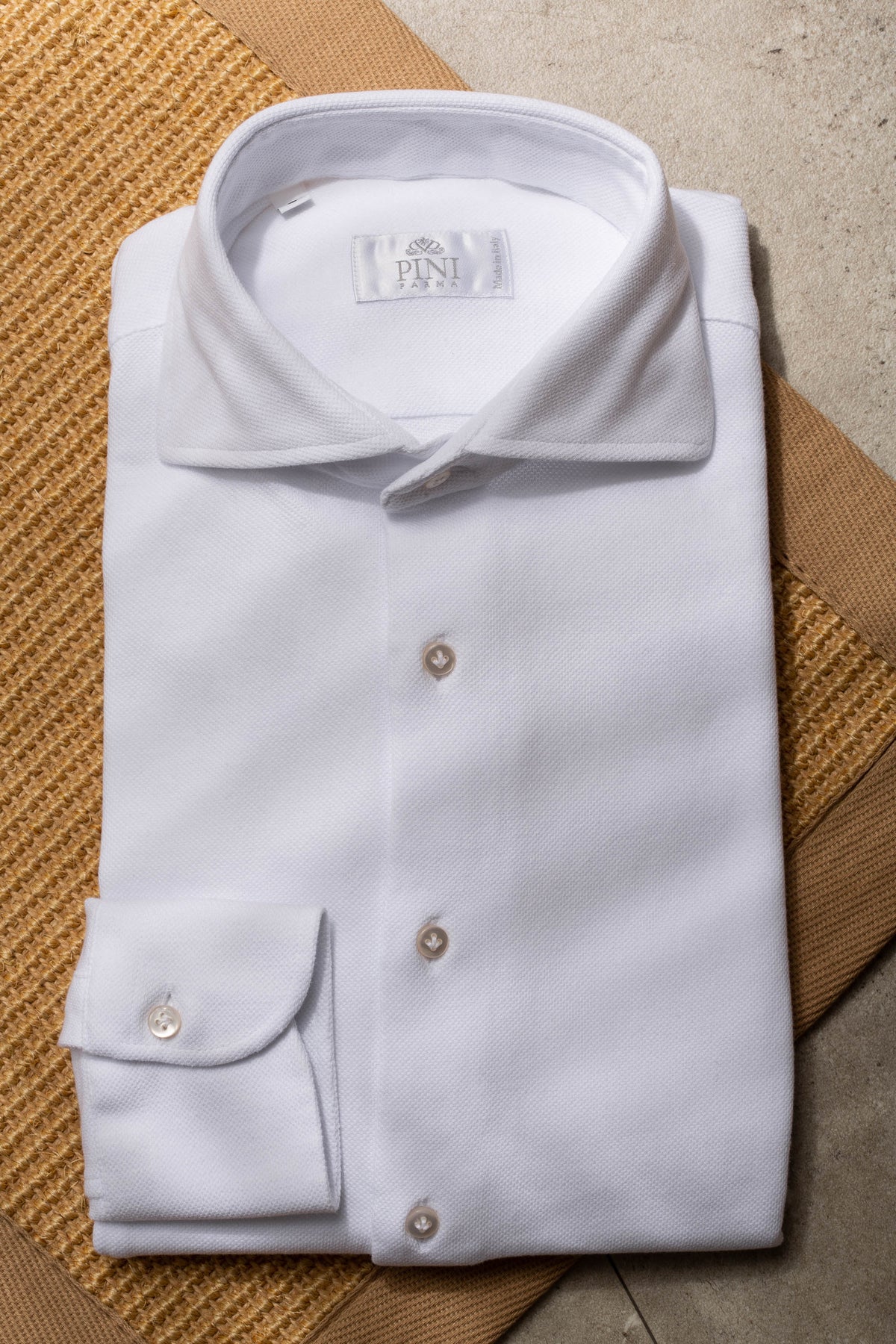 White polo shirt - Made in Italy