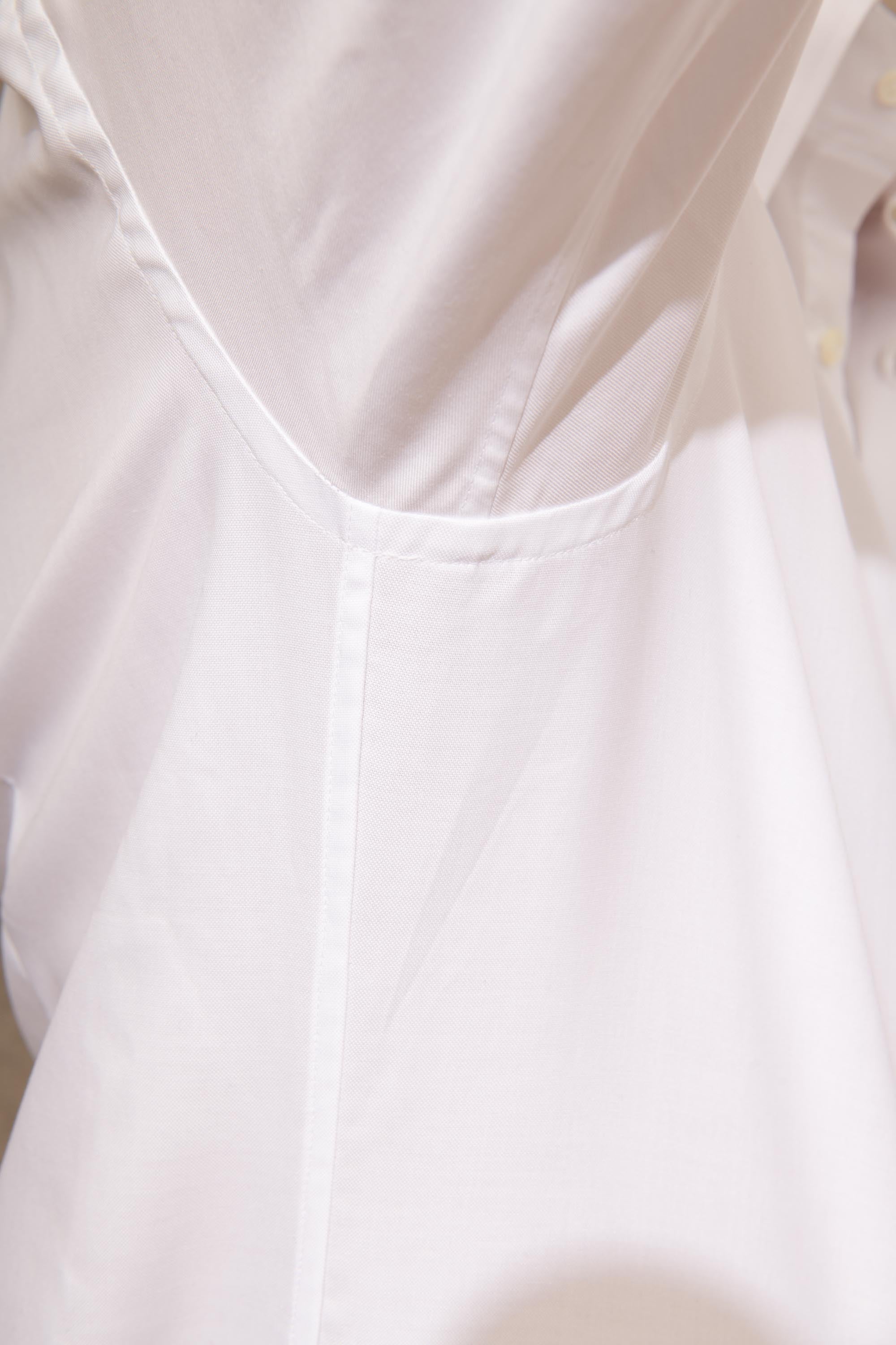 Button down white shirt ”Sartoriale collection”- Made In Italy - Pini Parma